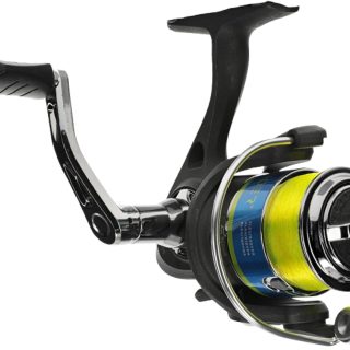 Lew's Crappie Thunder Spinning Fishing Reel, 2 Bearing System, Right or Left-Hand Retrieve, Crappie Thunder Green