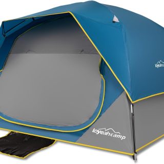 Tents 4 Person Camping Tent, Easy Setup Waterproof Family Tents for Camping, Portable Dome Tent for Outdoor Camping with Rainfly, Carry Bag