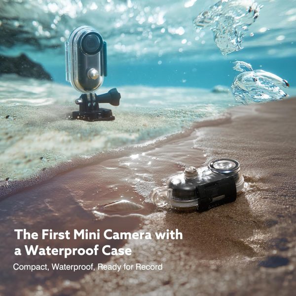 Z10 4K Action Camera, 128GB Wearable Sports Camera with Waterproof Case, Magnetic Clip, and Quick-Mount Accessories, Small Body Cam for Cycling, Diving, Travel, and Outdoor Adventures - Image 4