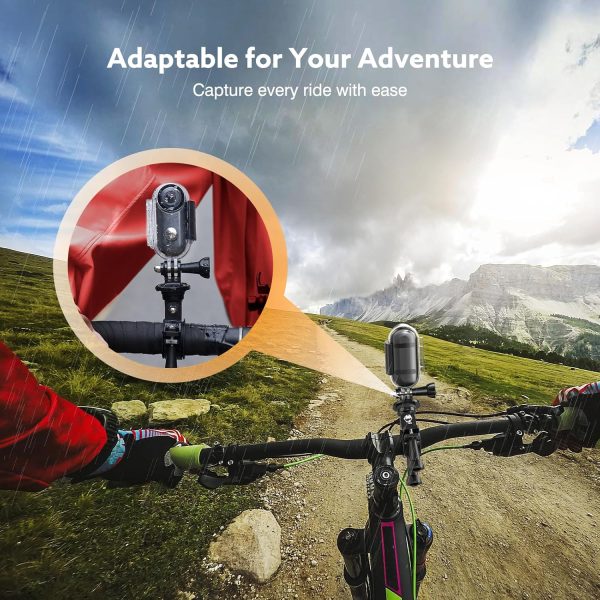 Z10 4K Action Camera, 128GB Wearable Sports Camera with Waterproof Case, Magnetic Clip, and Quick-Mount Accessories, Small Body Cam for Cycling, Diving, Travel, and Outdoor Adventures - Image 6